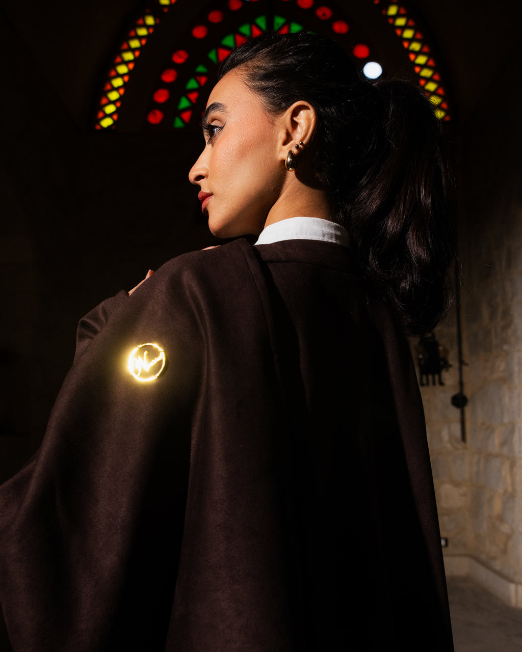 Wrap Abaya - Brown