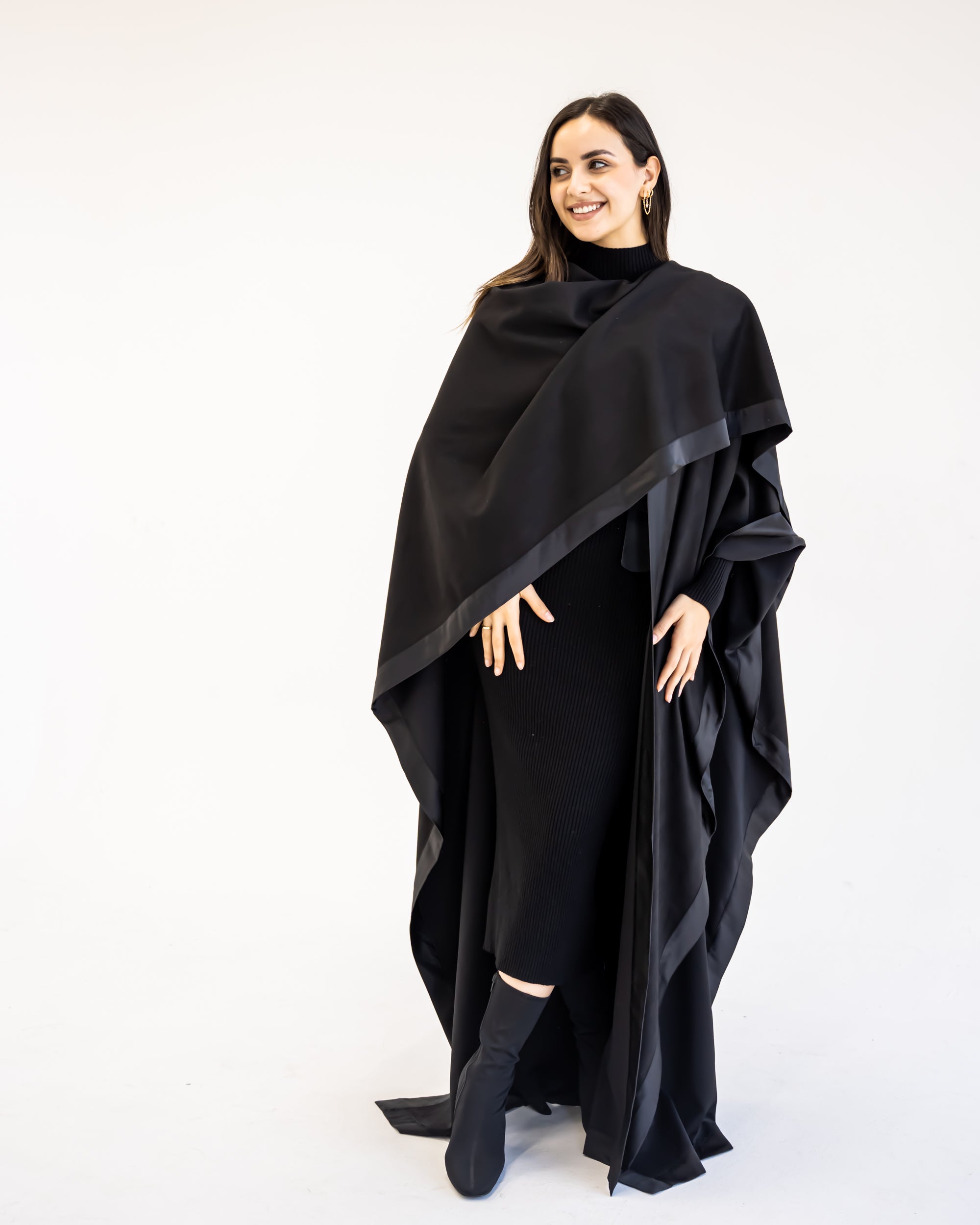 Suede shawl