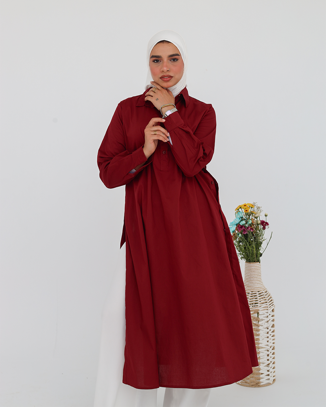 The Everyday Shirt - Burgandy