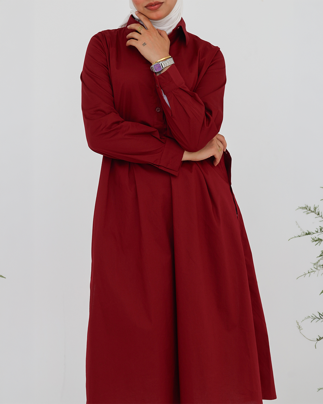 The Everyday Shirt - Burgandy