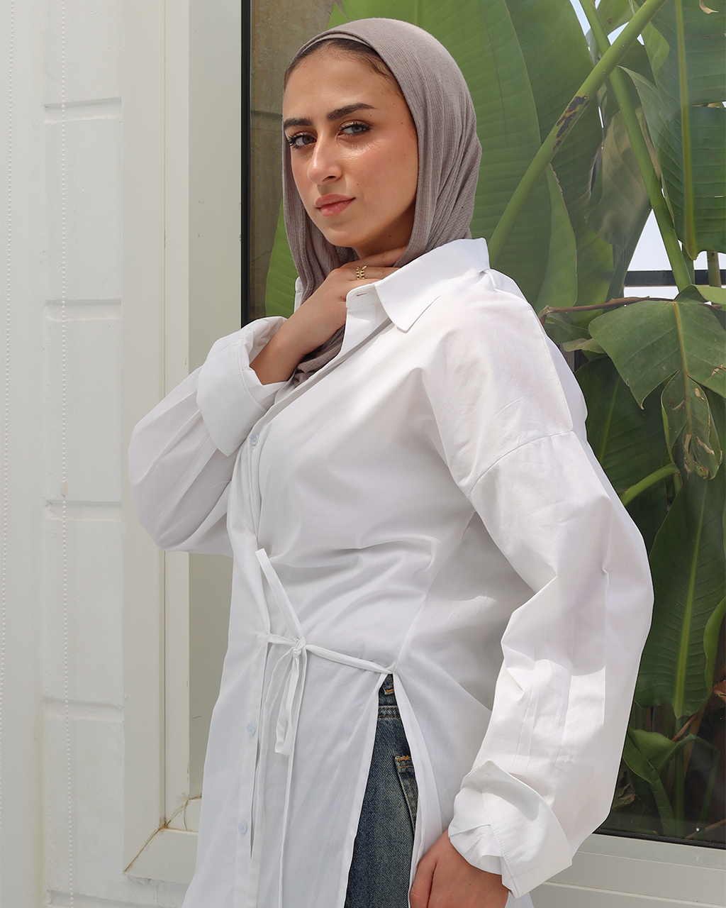 The Wrap Shirt - White