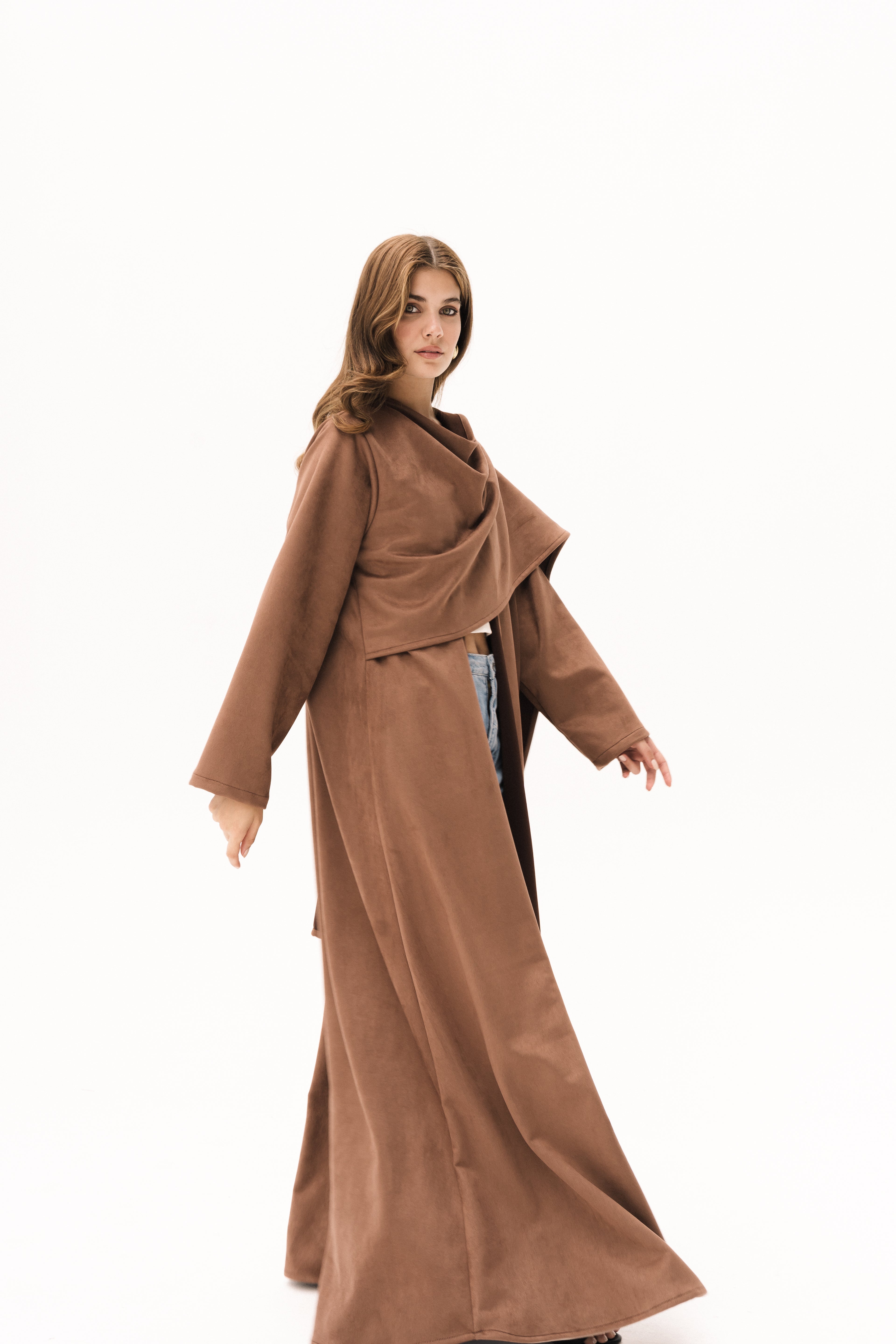 Wrap Abaya - Brown