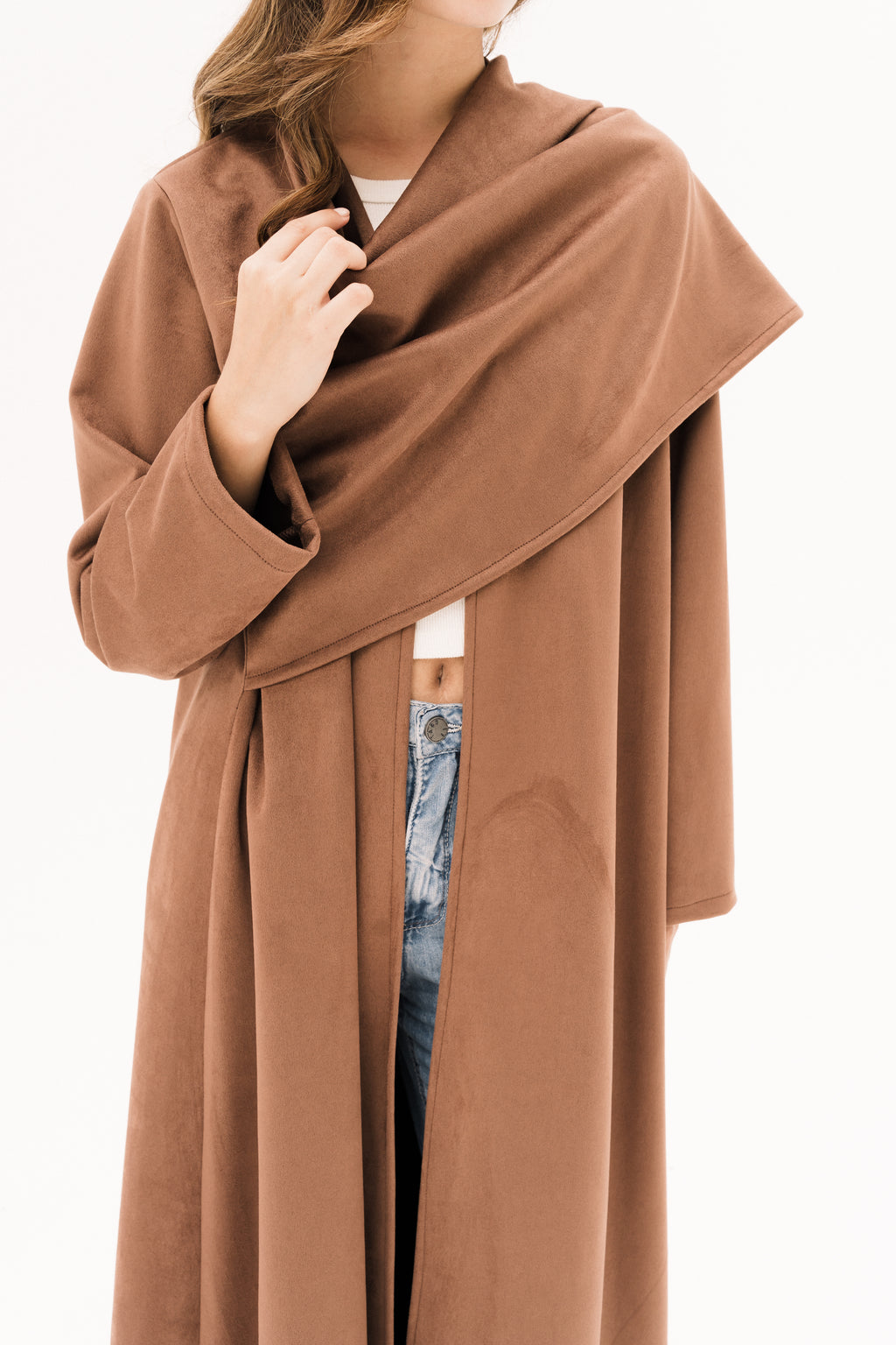 Wrap Abaya - Brown